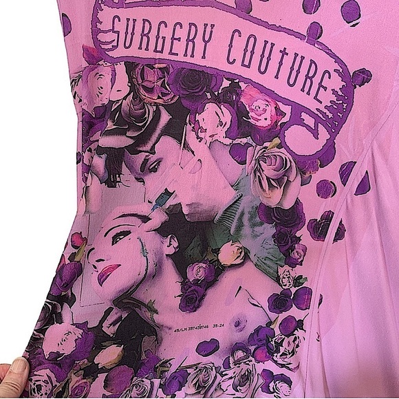 NWT Alessandro De Benedetti Surgery Couture Lilac Knit
Mini Dress Size Large - Picture 5 of 13